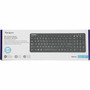 Targus Midsize Multi-Device Bluetooth Antimicrobial Keyboard - Wireless Connectivity - Bluetooth - ChromeOS - English US - QWERTY - AKB863US