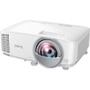 BenQ MX825STH Short Throw DLP Projector - 4:3 - White - 1024 x 768 - Front - 720p - 6000 Hour Normal Mode - 10000 Hour Economy Mode - (MX825STH)