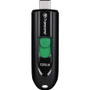 Transcend JetFlash 790C 128GB USB 3.2 (Gen 1) Type C Flash Drive - 128 GB - USB 3.2 (Gen 1) Type C - Black (Fleet Network)