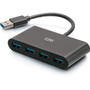 C2G USB Hub - USB 3.0 Type A - 4 USB Port(s) - 4 USB 3.0 Port(s) (Fleet Network)