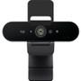 Logitech Webcam - 90 fps - USB Type A - 3840 x 2160 Video - Auto-focus - 5x Digital Zoom - Microphone - Computer, Notebook, Monitor (Fleet Network)