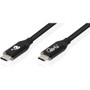 IOGEAR USB4 C to C Cable (40Gbps) [USB-IF] - 2.6 ft Coaxial AV/Data Transfer Cable for Dock, Docking Station, Notebook, Audio/Video - (G2LU4CCM01)