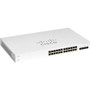 Cisco Business CBS220-24T-4G Ethernet Switch - 24 Ports - Manageable - 2 Layer Supported - Modular - 4 SFP Slots - 18 W Power - Fiber, (CBS220-24T-4G-NA)