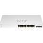 Cisco Business CBS220-24P-4G Ethernet Switch - 24 Ports - Manageable - 2 Layer Supported - Modular - 4 SFP Slots - 3040 W Power - 195 CBS220-24P-4G-NA