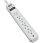 Tripp Lite 6-Outlet Economy Surge Protectors - 6 x NEMA 5-15R - 1.80 kVA - 790 J - 120 V AC Input - 120 V AC Output (Fleet Network)