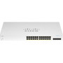 Cisco Business CBS220-24FP-4G Ethernet Switch - 24 Ports - Manageable - 2 Layer Supported - Modular - 4 SFP Slots - 3080 W Power - W CBS220-24FP-4G-NA