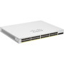 Cisco Business CBS220-48P-4G Ethernet Switch - 48 Ports - Manageable - 2 Layer Supported - Modular - 4 SFP Slots - 53 W Power - 382 W CBS220-48P-4G-NA