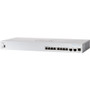 Cisco Business 350-8XT Managed Switch - 8 Ports - Manageable - 3 Layer Supported - Modular - 50.30 W Power Consumption - Optical Pair (CBS350-8XT-NA)