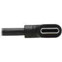 Tripp Lite U040-02M-C-RA USB-C to USB-C Cable MM Black 2 m 66 ft - 66 ft Thunderbolt 3 Data Transfer Cable for Smartphone - U040-02M-C-RA