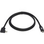 Tripp Lite U420-01M-G25ARA USB-C to USB-C Cable, M/M, Black, 1 m (3.3 ft.) - 3.3 ft Thunderbolt 3 Data Transfer Cable for Smartphone, (Fleet Network)