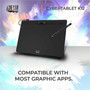 Adesso 12 x 7 Graphic Tablet - Graphics Tablet - 12 30480 mm x 7 17780 mm - 5080 lpi Cable - 8192 Pressure Level - Pen - 1 - Cybertablet K12