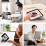 Logitech Combo Touch Keyboard/Cover Case Apple iPad Air (4th Generation), iPad Air (5th Generation) Tablet - Oxford Gray - Scrape Bump (920-010260)