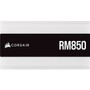 Corsair RM White Series RM850 - 850 Watt 80 PLUS Gold Fully Modular ATX PSU - Internal - 120 V AC, 230 V AC Input - 3.3 V DC @ 20 A, 5 (CP-9020232-NA)