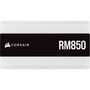 Corsair RM White Series RM850 - 850 Watt 80 PLUS Gold Fully Modular ATX PSU - Internal - 120 V AC 230 V AC Input - 33 V DC  20 A 5 CP-9020232-NA