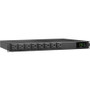 Tripp Lite 8-Outlets PDU - Metered Auto Transfer Switch - NEMA 5-15P - 8 x NEMA 5-15R - 120 V AC - 1U - Horizontal - Rack-mountable, - (Fleet Network)