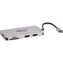 Tripp Lite U442-DOCK8-GG Docking Station - for TVMonitorProjectorNotebookSmartphoneTabletDesktop PC - 100 W - USB Type C - 2 - - U442-DOCK8-GG