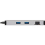Tripp Lite U442-DOCK8G-GG Docking Station - for TV/Monitor/Projector/Notebook/Smartphone/Tablet/Desktop PC - 100 W - USB Type C - 2 - (U442-DOCK8G-GG)