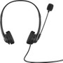 HP Stereo USB Headset G2 - Stereo - USB Type A - Wired - Over-the-head - Binaural - Ear-cup - Noise Canceling - Black (Fleet Network)