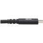 Tripp Lite USB4 40Gbps Cable (M/M)-USB-C, 8K 60 Hz, 100W PD Charging, Black, 31 in.(0.8 m) - 2.6 ft Thunderbolt 3 Data Transfer Cable (U520-31N)