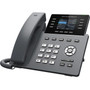 Grandstream GRP2624 IP Phone - Corded - Corded - Wi-Fi Bluetooth - Wall Mountable Desktop - 8 x Total Line - VoIP - IEEE - 2 x - PoE GRP2624