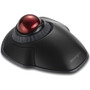 Kensington Orbit Wireless Trackball with Scroll Ring - Black - Optical - Wireless - Bluetooth/Radio Frequency - 2.40 GHz - Black, Red (K70990WW)