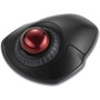 Kensington Orbit Wireless Trackball with Scroll Ring - Black - Optical - Wireless - Bluetooth/Radio Frequency - 2.40 GHz - Black, Red (K70990WW)