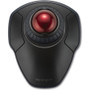Kensington Orbit Wireless Trackball with Scroll Ring - Black - Optical - Wireless - Bluetooth/Radio Frequency - 2.40 GHz - Black, Red (Fleet Network)