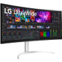 LG 40WP95C-W 39.7" 5K2K WUHD Curved Screen LCD Monitor - 21:9 - Silver - 40" (1016 mm) Class - Nano In-plane Switching (Nano IPS) - - (Fleet Network)