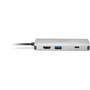 Kensington UH1400P USB-C 8-in-1 Driverless Mobile Hub - for NotebookTabletSmartphoneMonitor - Memory Card Reader - SD microSD - 85 K33820WW