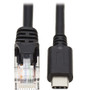 Tripp Lite U209-006-RJ45XC USB-C to RJ45 Serial Rollover Cable, M/M, 6 ft. (1.8 m) - 6 ft Serial/USB Data Transfer Cable for Modem, - (U209-006-RJ45XC)