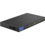 Linksys 24-Port Managed Gigabit PoE+ Switch with 4 1G SFP Uplinks - 24 Ports - Manageable - Gigabit Ethernet - 1000Base-T, 1000Base-X (LGS328PC)