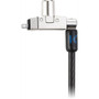 Kensington Slim N17 20 Keyed Laptop Lock for Wedge-Shaped Slots - Keyed Lock - Carbon Steel - 59 ft - For Notebook K60500WW