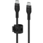 Belkin USB-C to USB-C Cable - 6.6 ft USB-C Data Transfer Cable for iPad mini, iPad Air, iPad Pro, Smartphone, Tablet, Notebook, Air - (CAB011bt2MBK)