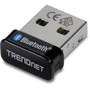 TRENDnet TBW-110UB Bluetooth 50 Single Band Bluetooth Adapter for ComputerKeyboardHeadset - USB 20 - 248 GHz ISM - External TBW-110UB