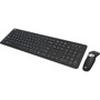 Adesso Air Mouse Go Plus With Full Size Keyboard - USB Scissors Wireless 240 GHz Keyboard - 104 Key - English US - USB Wireless - - WKB-5300CB