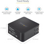 StarTechcom USB C Wall Charger 60W PD with 6ft2m Cable Portable USB Type C Laptop Charger Universal Adapter USB IFETL Certified WCH1CBK