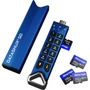 2 PACK iStorage datAshur SD Encrypted USB flash drive with removable iStorage microSD Cards Sold separately  password protected   IS-FL-DSD-256-DP
