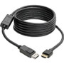 Tripp Lite P582-010-HD-V4A DisplayPort/HDMI Audio/Video Cable - 10 ft DisplayPort/HDMI A/V Cable for Monitor, Audio/Video Device, TV, (P582-010-HD-V4A)
