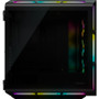 Corsair iCUE 5000T RGB Tempered Glass Mid-Tower ATX PC Case - Black - Mid-tower - Black - Tempered Glass, Steel - 6 x Bay - 3 x 4.72" (Fleet Network)