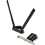 Asus PCE-AXE58BT IEEE 80211ax Bluetooth 52 Tri Band Wi-FiBluetooth Combo Adapter for Computer - PCI Express - 525 Gbits - 240 - PCE-AXE58BT
