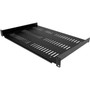 StarTechcom 1U Vented Server Rack Cabinet Shelf - Fixed 12 Deep Cantilever Rackmount Tray for 19 DataAVNetwork Enclosure wCage - SHELF-1U-12-FIXED-V