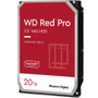 WD Red Pro WD201KFGX 20 TB Hard Drive - 3.5" Internal - SATA (SATA/600) - Conventional Magnetic Recording (CMR) Method - NAS Device - (Fleet Network)