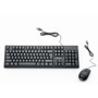 Verbatim Wired Keyboard and Mouse - USB Cable Keyboard - USB Mouse - 1000 dpi - Multimedia Hot Key(s) - Symmetrical - Compatible with (Fleet Network)