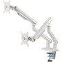 Amer Mounts HYDRA2A Desk Mount for Display Screen Curved Screen Display Monitor - Space Gray Textured White - 2 Displays - 17 to HYDRA2A