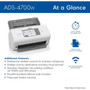 Brother ADS-4700W Sheetfed Scanner - 600 x 600 dpi Optical - 48-bit Color - 40 ppm Mono - 40 ppm Color - Duplex Scanning - USB ADS4700W