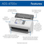 Brother ADS-4700W Sheetfed Scanner - 600 x 600 dpi Optical - 48-bit Color - 40 ppm Mono - 40 ppm Color - Duplex Scanning - USB ADS4700W