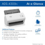 Brother ADS-4300N Sheetfed Scanner - 600 x 600 dpi Optical - 48-bit Color - 40 ppm (Mono) - 40 ppm (Color) - Duplex Scanning - USB (ADS4300N)