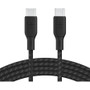 Belkin BoostCharge USB-C to USB-C Cable 100W - (2 meter / 6.6 foot, Black) - 6.6 ft USB-C Data Transfer Cable for MacBook, Chromebook, (Fleet Network)