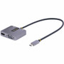 StarTech.com USB C Video Adapter, USB C to HDMI VGA Multiport Adapter, 3.5mm Audio, 4K 60Hz HDR, 100W PD 3.0 PT, USB C Display Adapter (Fleet Network)