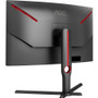 AOC CQ27G3S 27" WQHD Curved Screen Gaming LCD Monitor - 16:9 - Black, Red - 27" (685.80 mm) Class - Vertical Alignment (VA) - LED - x (CQ27G3S)